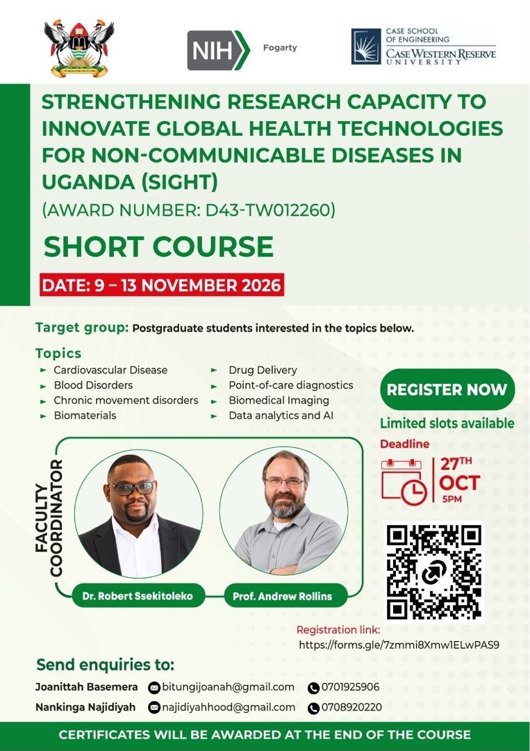 SIGHT Short Course — Global Health Technologies for Non-Communicable Diseases