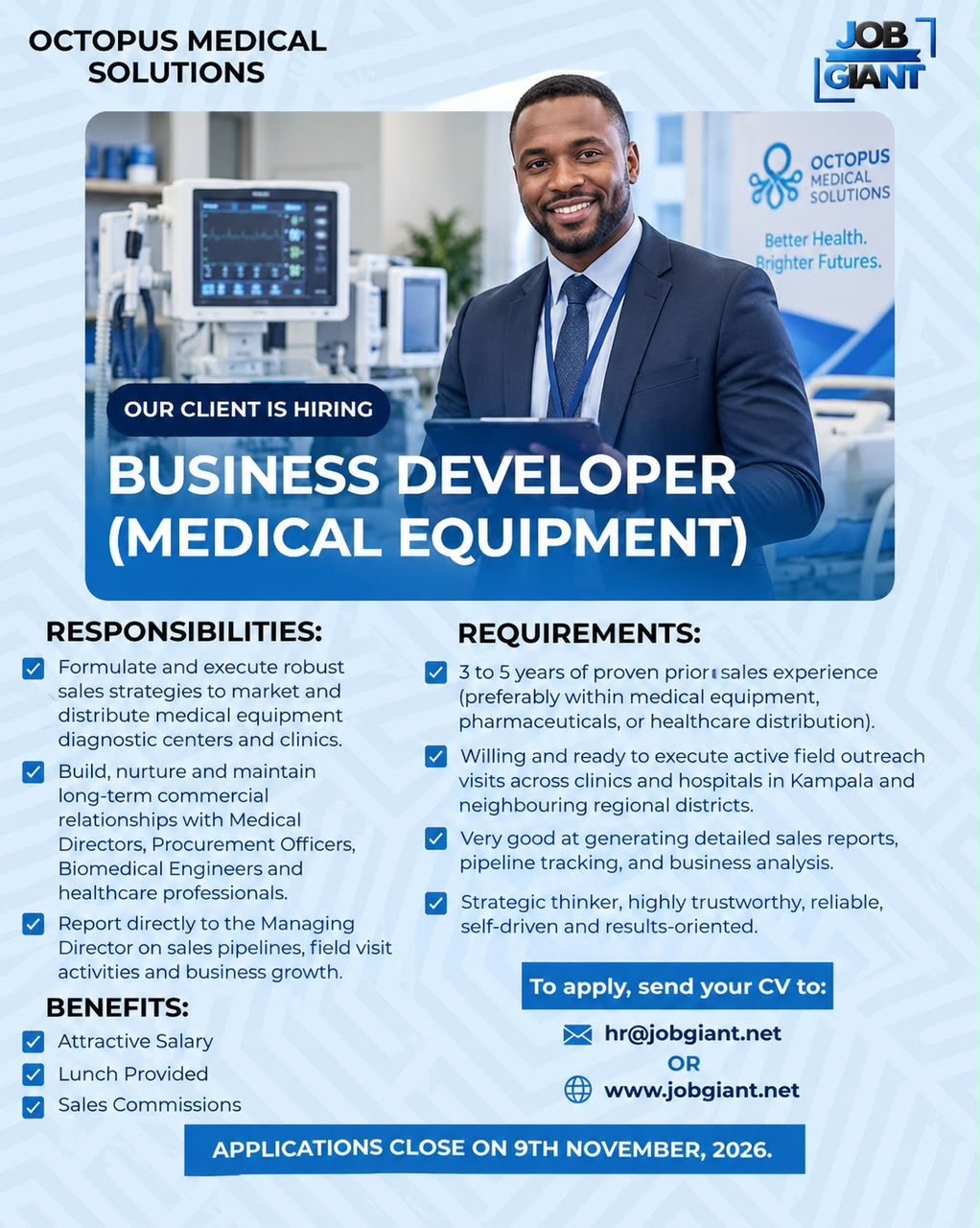 Business Developer (Medical Equipment)