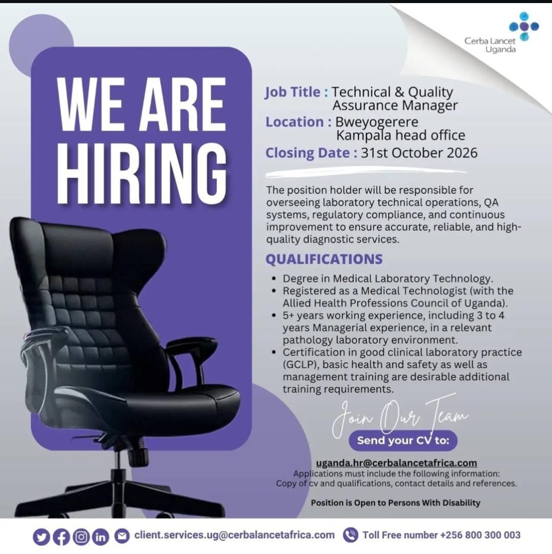 Technical & Quality Assurance Manager