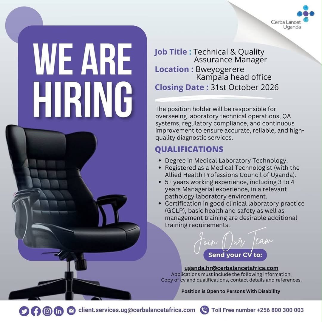 Technical & Quality Assurance Manager