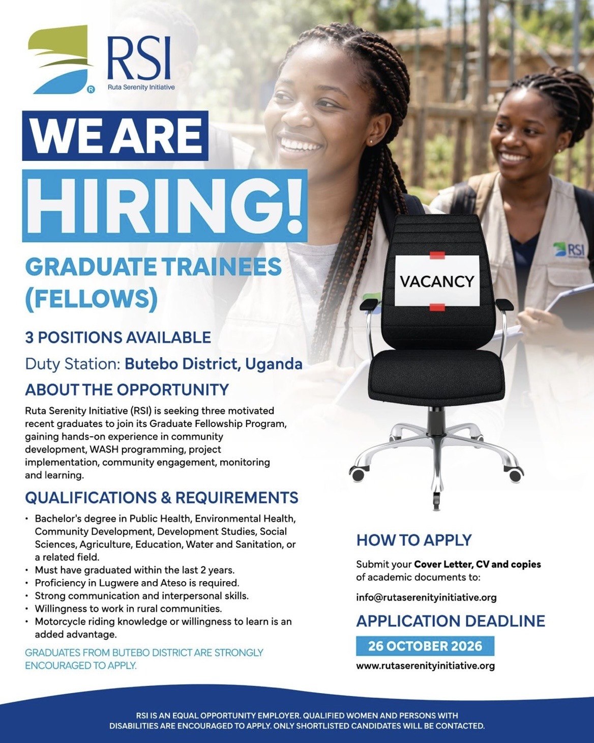 Graduate Trainees (Fellows) - 3 Positions