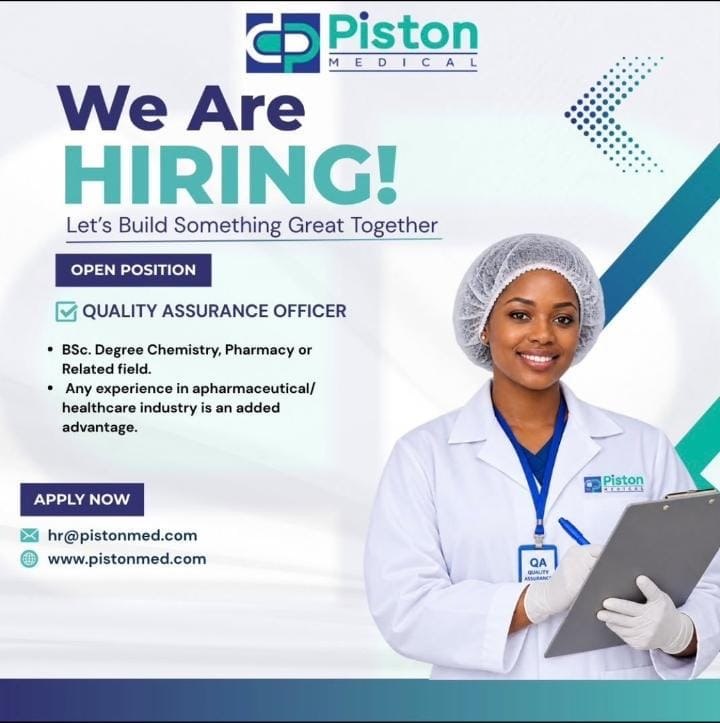 Quality Assurance Officer - Piston Medical