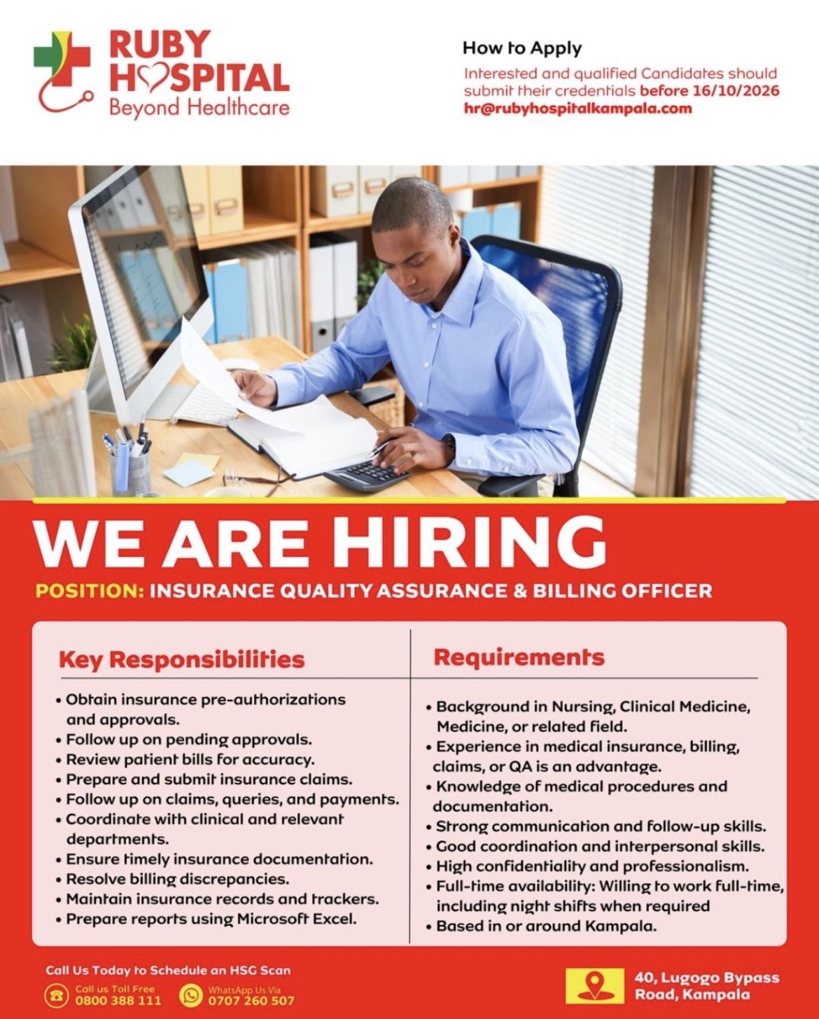 Insurance Quality Assurance & Billing Officer