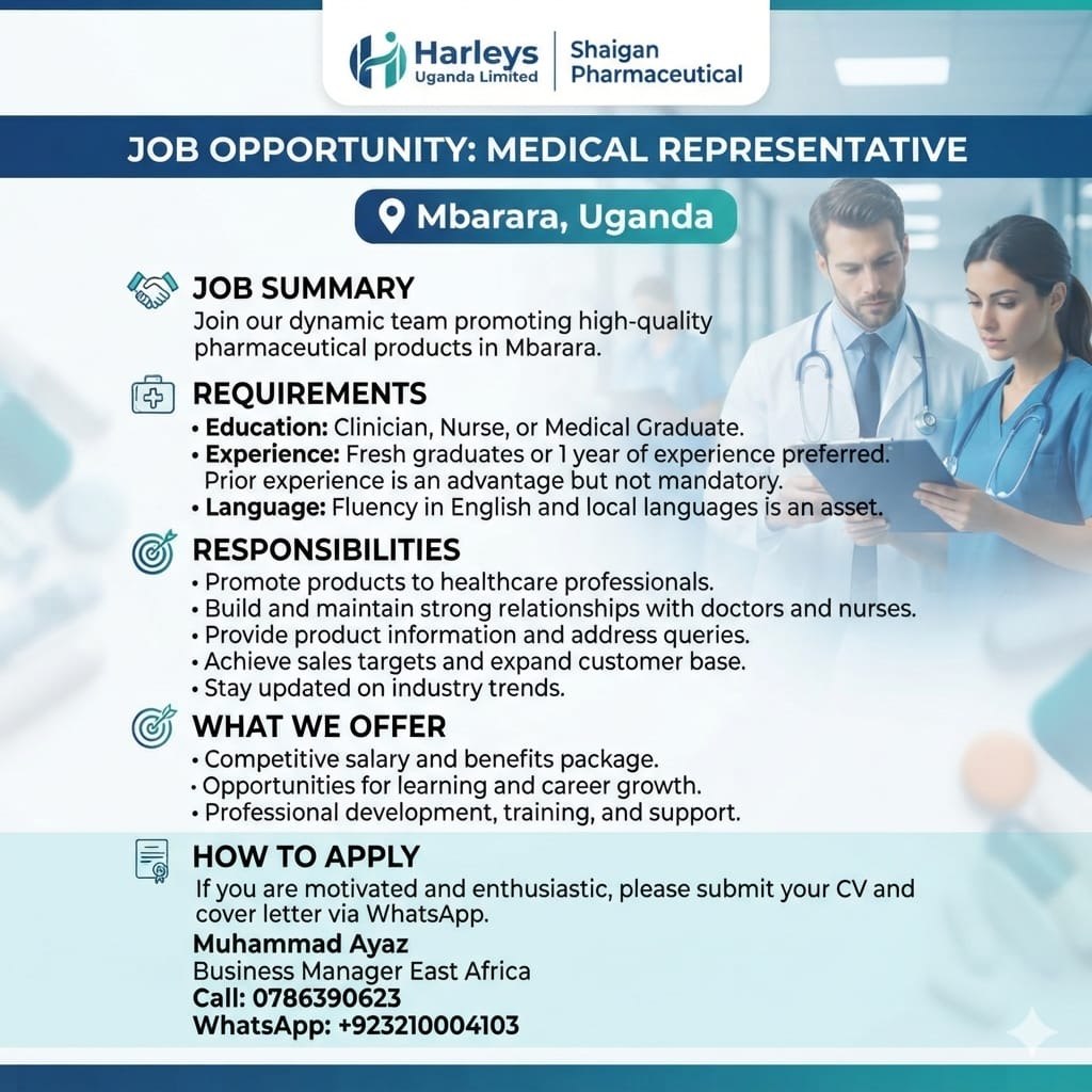 Medical Representative - Mbarara