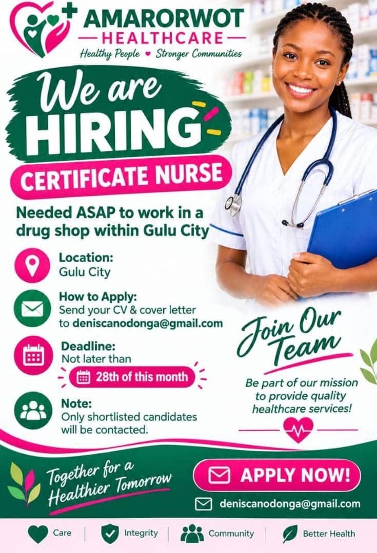 Certificate Nurse - Drug Shop
