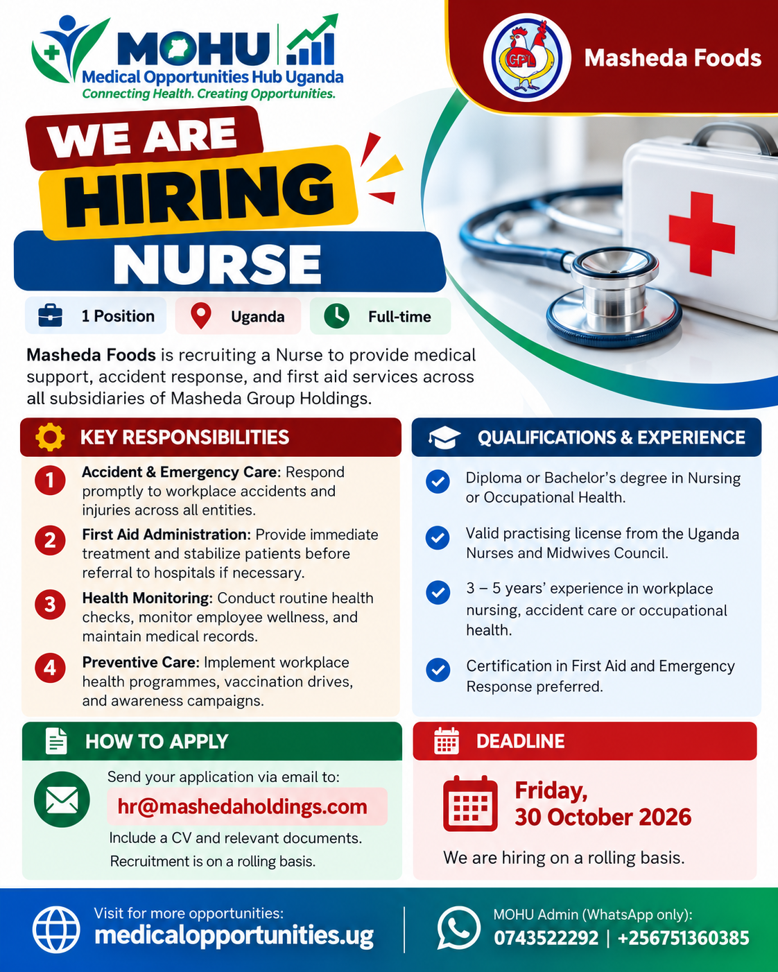 Nurse – Masheda Foods